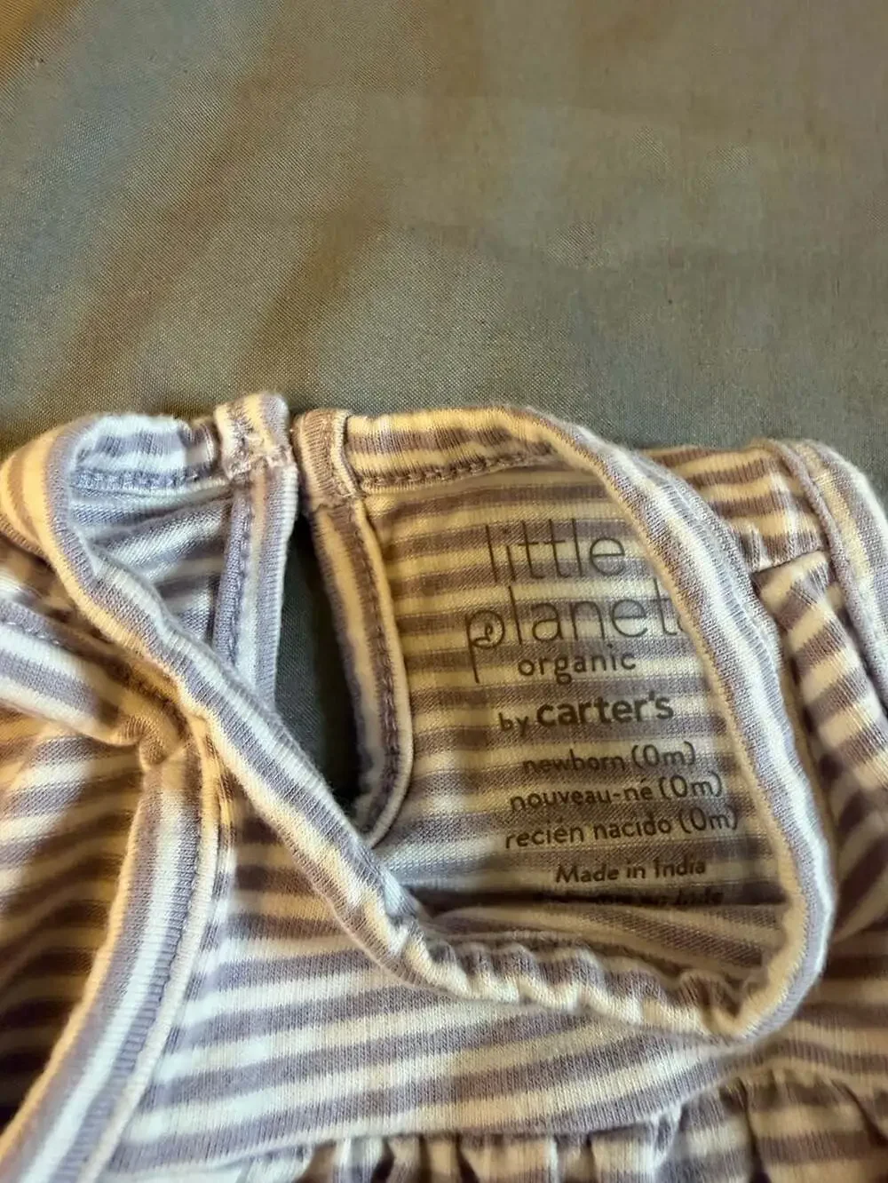 Little Planet Organic by Carter's Baby Romper Newborn Organic Cotton